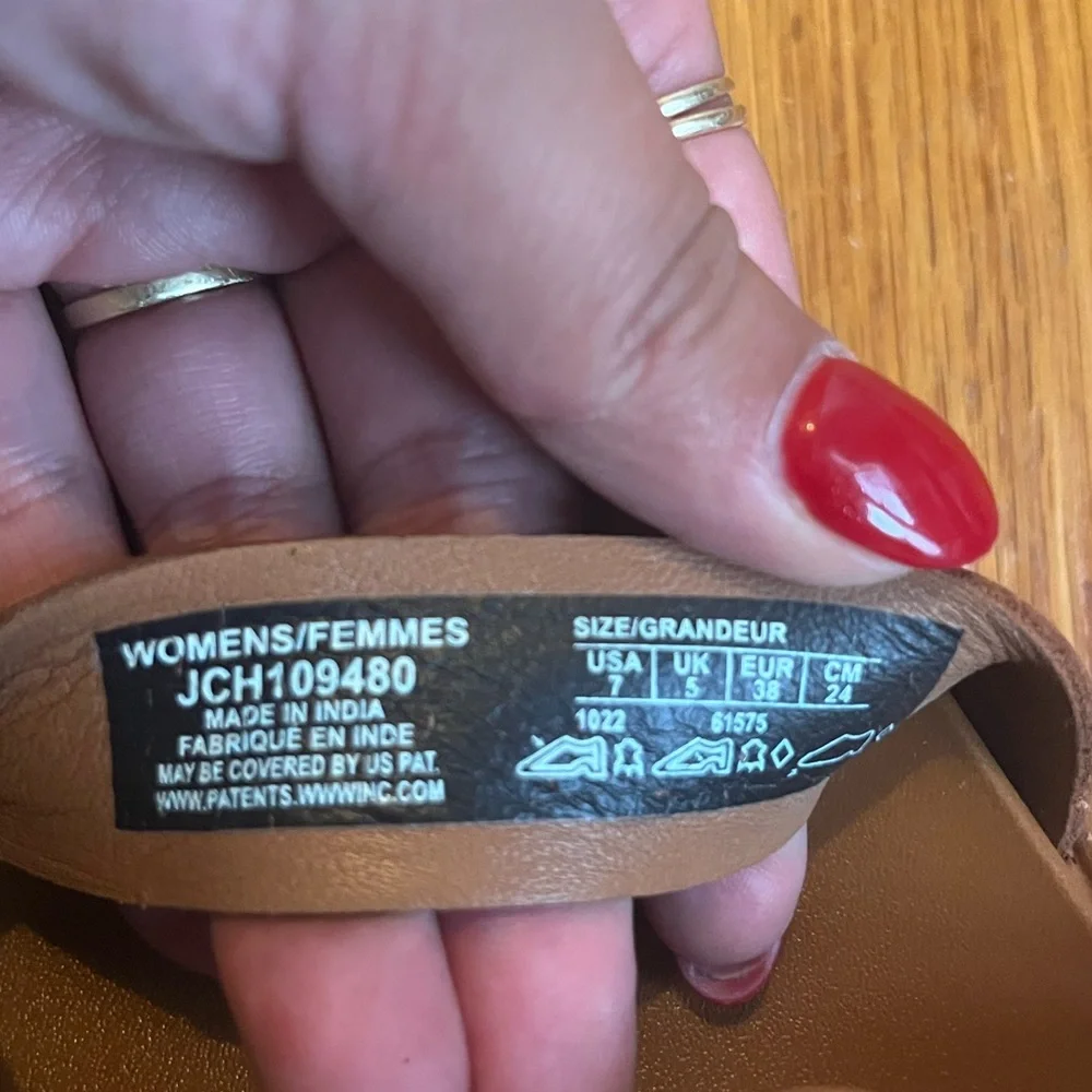 Chaco Tan Leather Strappy Platform Sandals - Picture 4 of 7